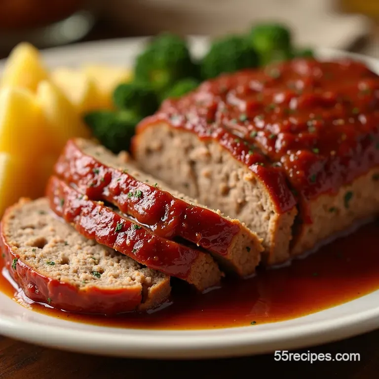 Mums the Word Classic Meatloafbut Better presentation