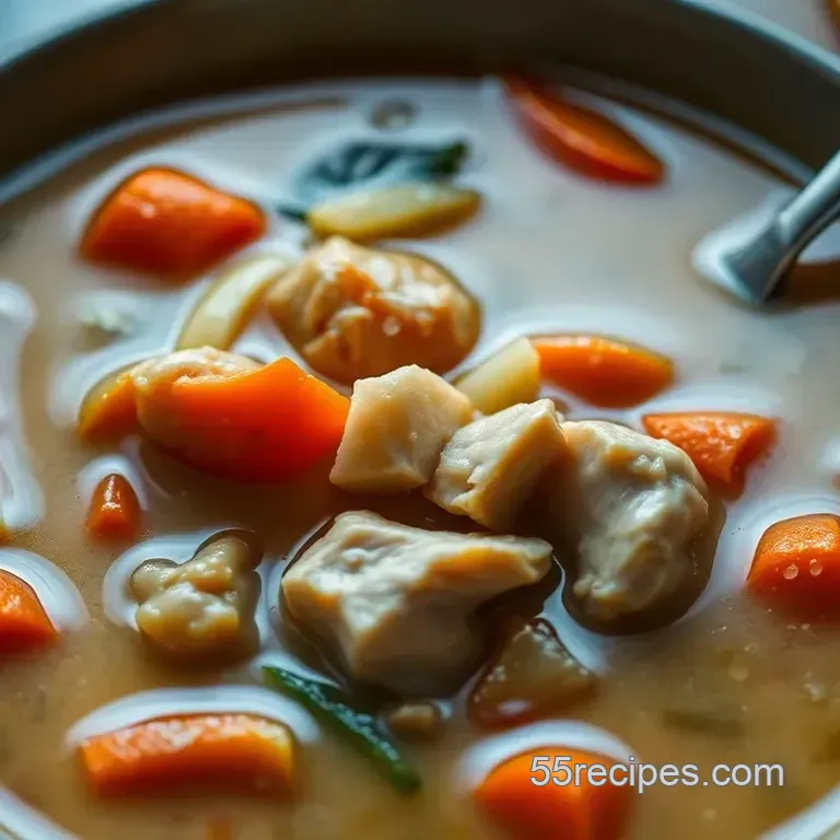 Nourishing Lemon Ginger Chicken Soup with Rice