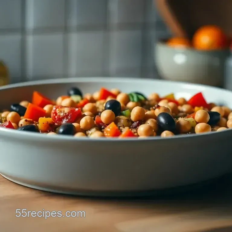One-Pan Mediterranean Chickpea Bake