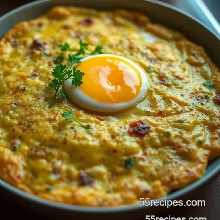 Ostrich Egg Omelette: A Protein-Packed Gourmet Experience presentation