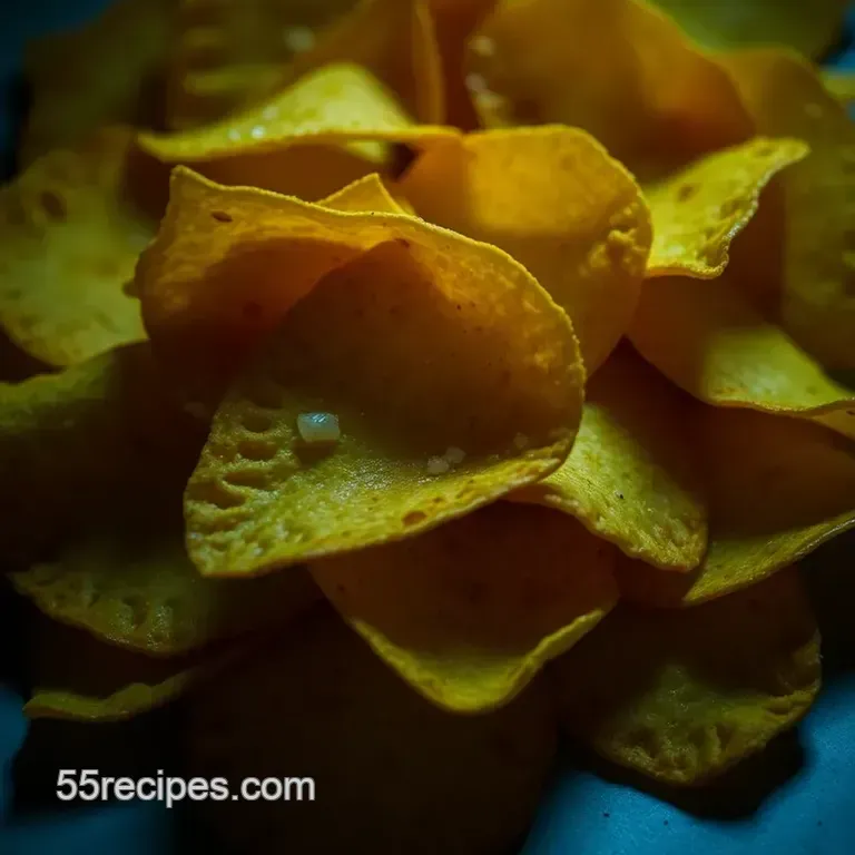 Oven-Baked Tortilla Chips: Crispy Crunchy Goodness! presentation