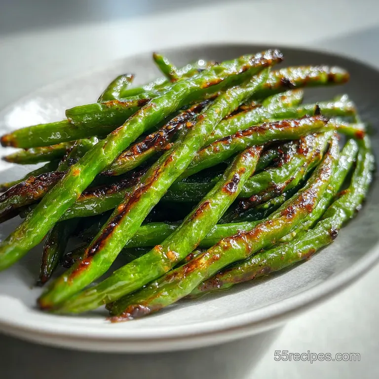 Oven Roasted String Beans