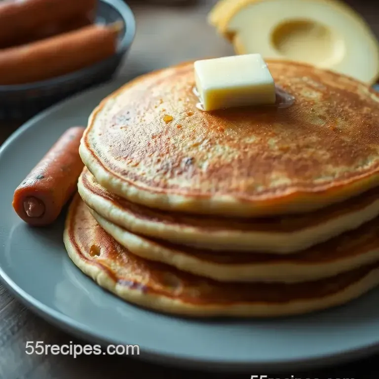 Pancakes & Sausage on a Stick: a Fun Breakfast Treat! presentation