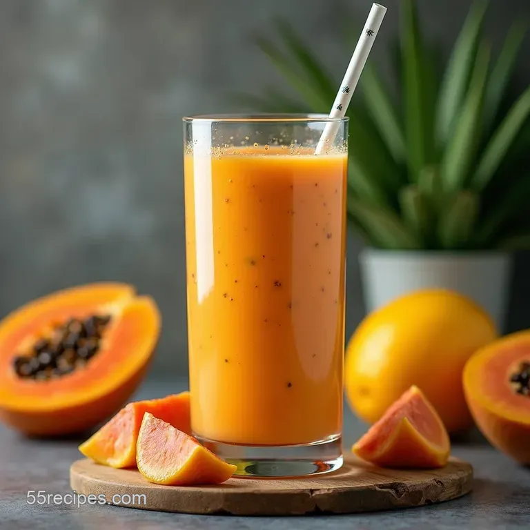 Papaya Paradise Smoothie
