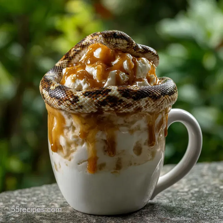 The Perfect Snake Bite Drink Pour presentation