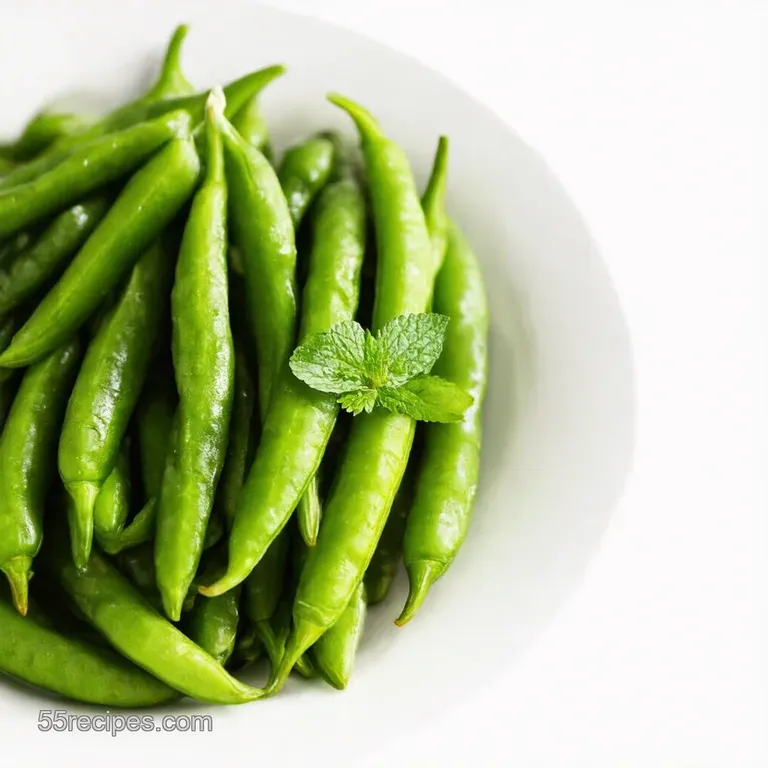 Perfectly Blanched Sugar Snap Peas with Lemon Mint
