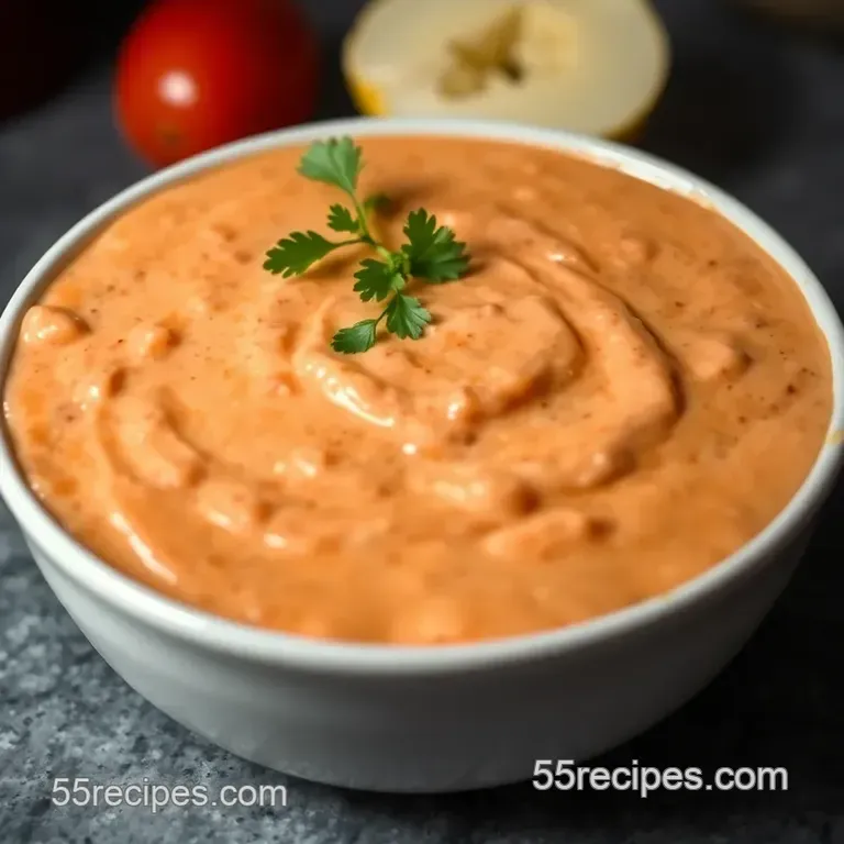 Perfectly Creamy Salsa Rosa Recipe presentation