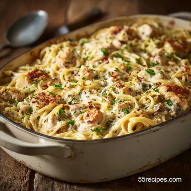Pioneer Woman Chicken Spaghetti: Ultimate Baked Casserole presentation