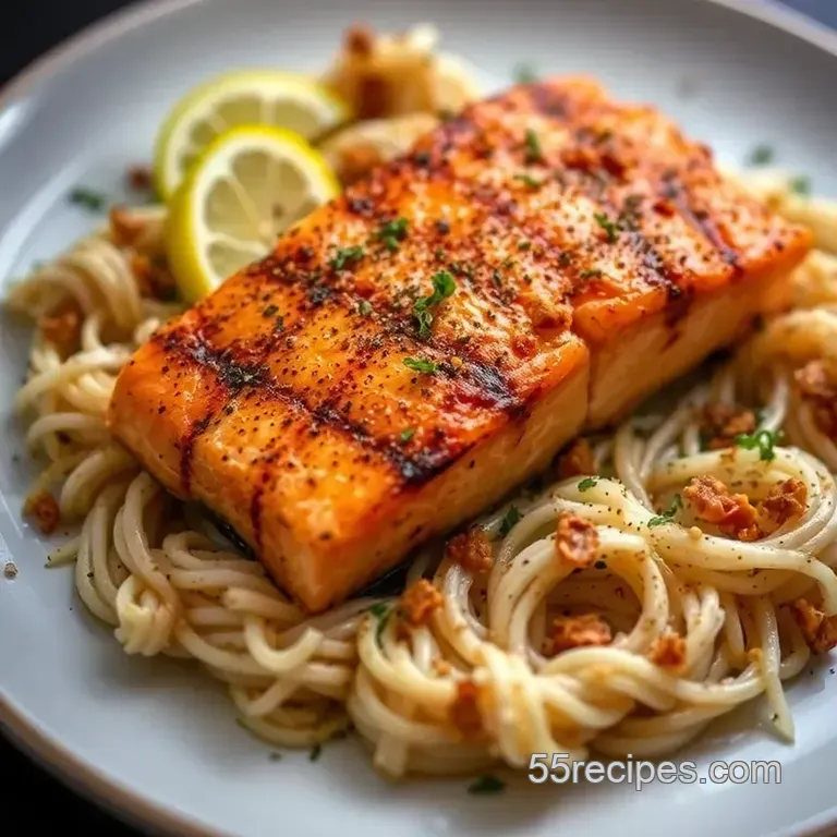 Potlatch Seasoned Grilled Salmon: a Flavorful Celebration presentation