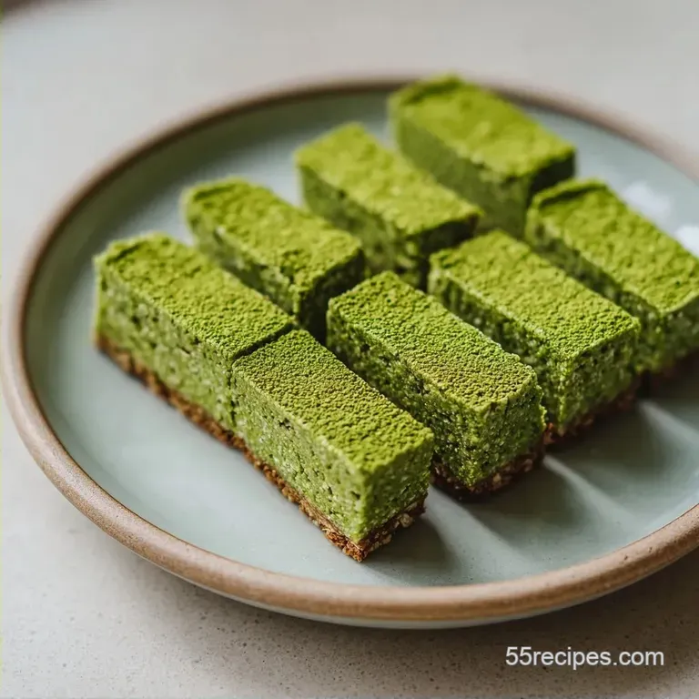 Pro Green Tea Bar Recipe: Fudgy and No-Bake