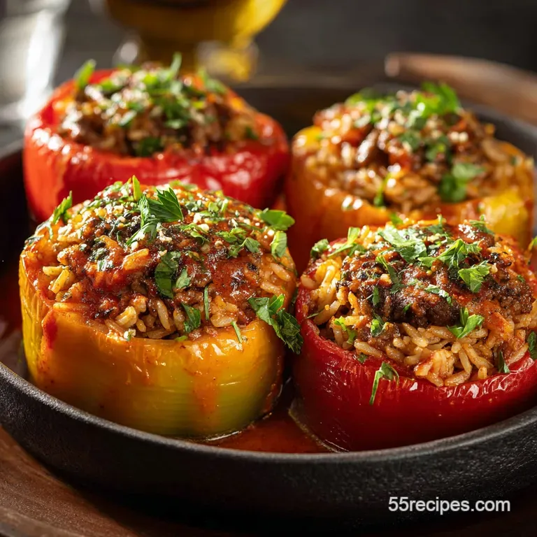 Stuffed Peppers with Ground Beef and Rice: Proper Comfort Food