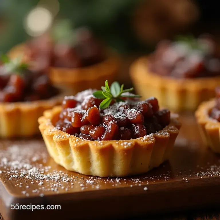 Proper Spiced Mincemeat Rich Boozy and Ready for Christmas Tarts presentation