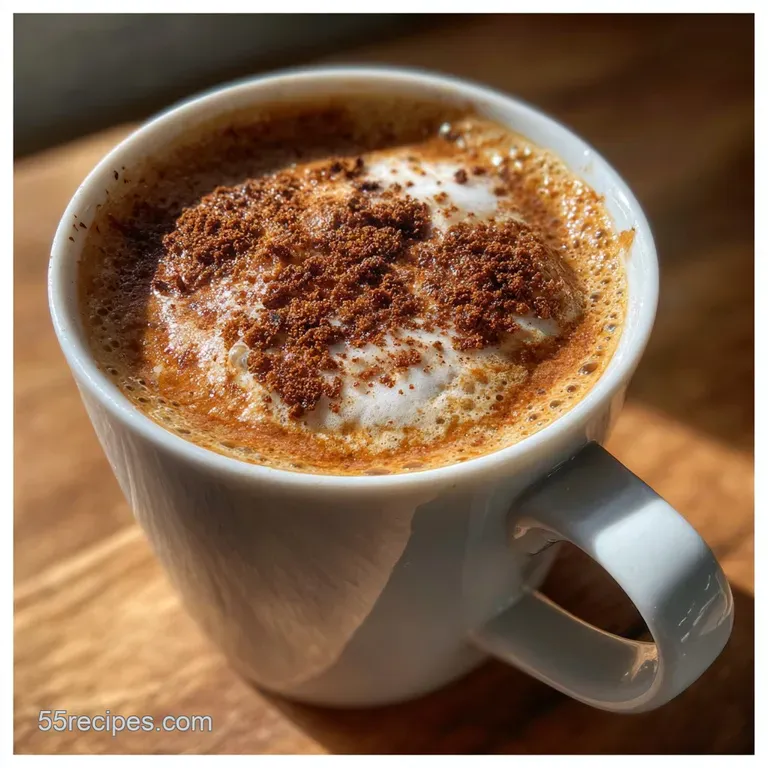 Dirty Chai Latte: Spice Espresso and Smooth presentation