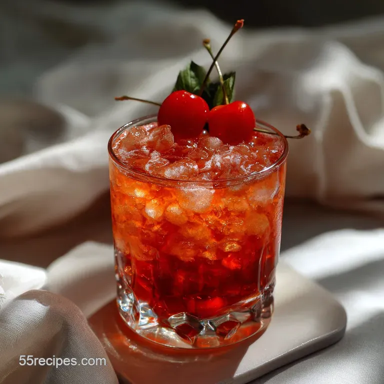 Dirty Shirley Drink: the Grown-Up Classic Cocktail presentation
