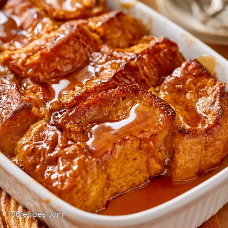 Sourdough Pumpkin Spice French Toast Bake