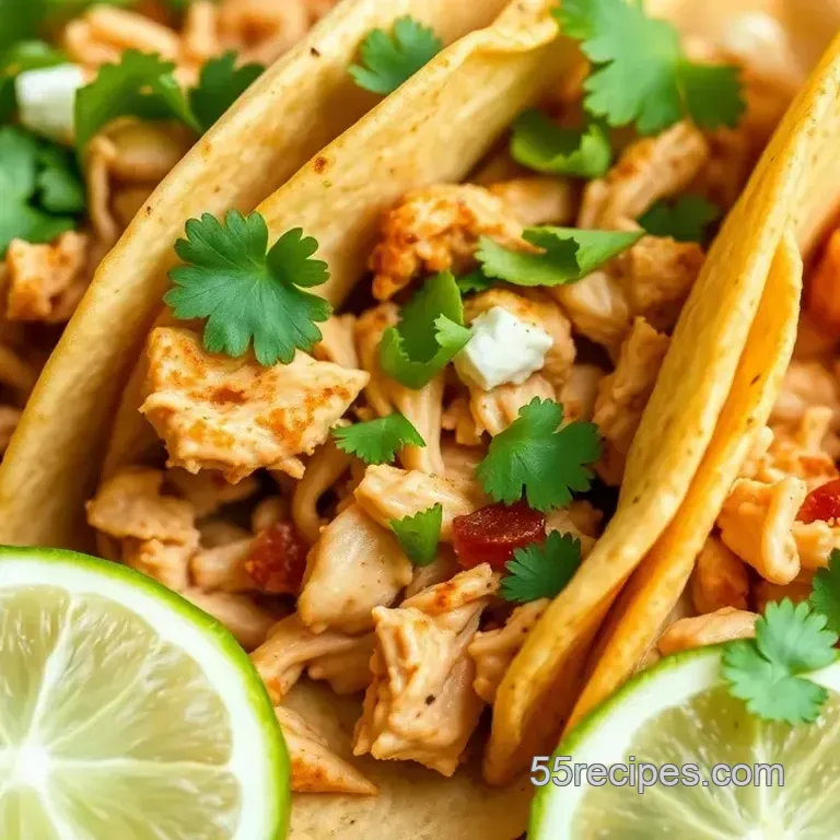 Quick Chicken Tacos with Healthy Twist