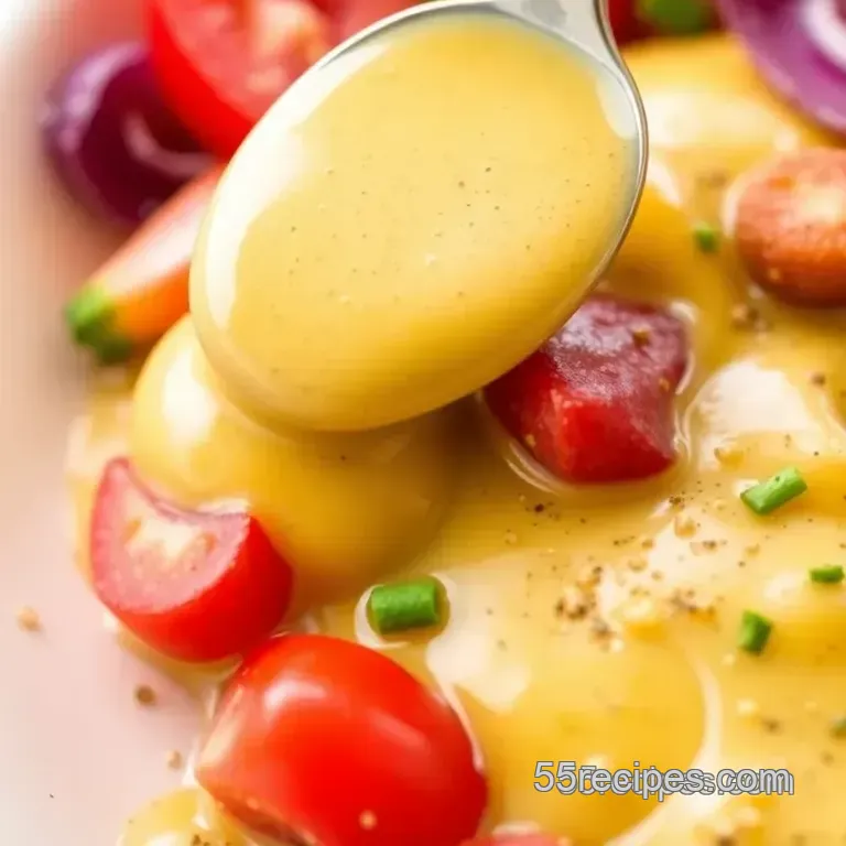 Quick Dijon Mustard Dressing presentation