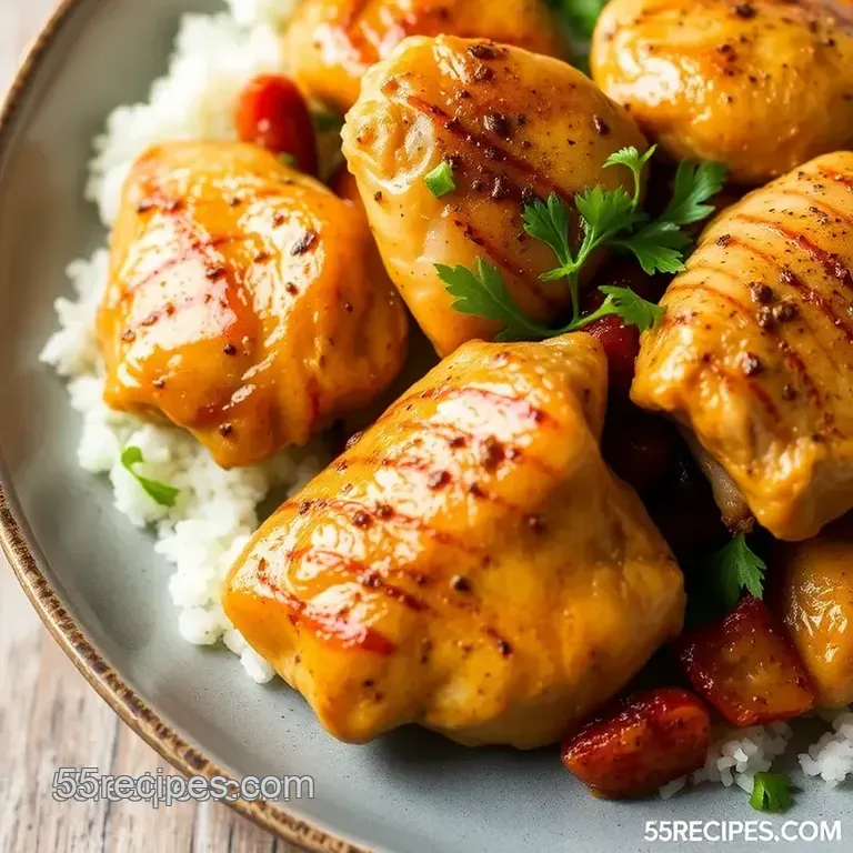 Quick Sazon Chicken with Bold Flavors presentation