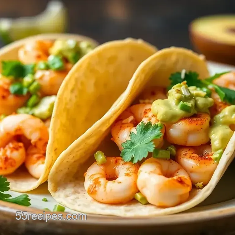 Quick Shrimp Tacos with Creamy Avocado Goodness