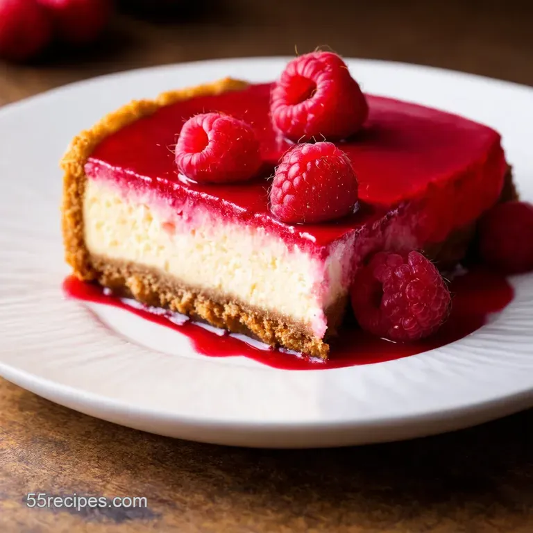 Raspberry Ripple Dream Cheesecake