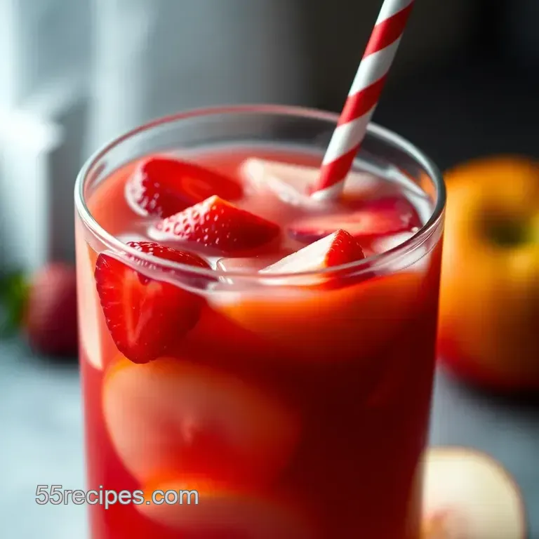 Refreshing Strawberry Apple Juice: A Fruity Delight presentation
