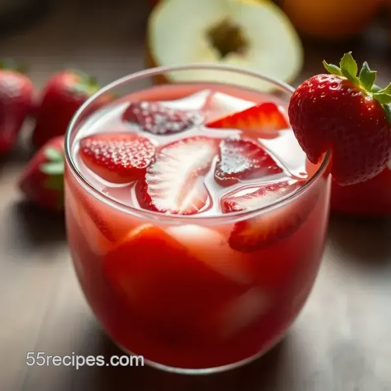 Refreshing Strawberry Apple Juice: A Fruity Delight