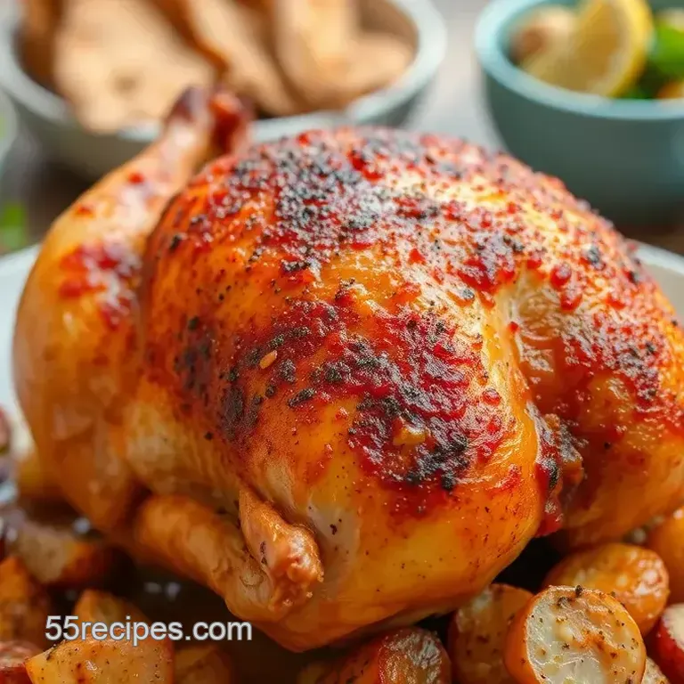 Easiest Roasted Spicy Chicken