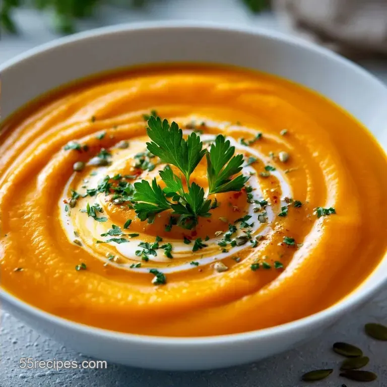 Roasted Pumpkin Soup with Sage