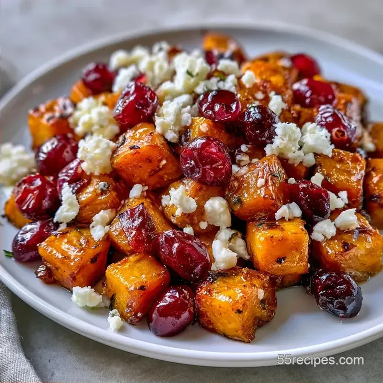 Roasted Sweet Potato Salad with Feta