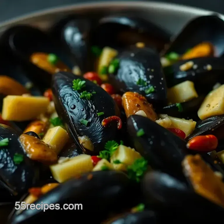 Sautéed Mussels with Garlic and Herb Butter