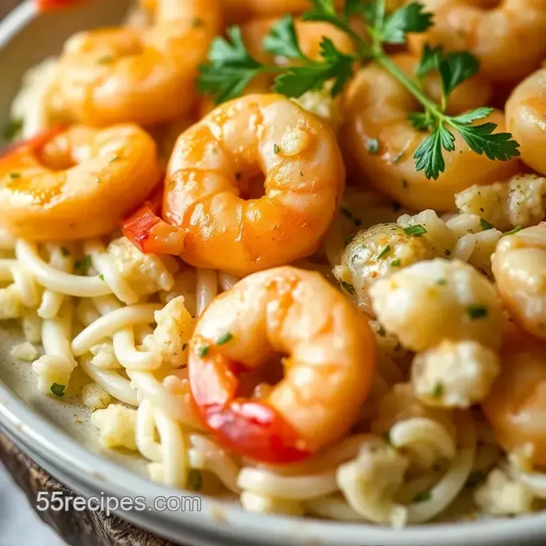 Sautéed Shrimp with Garlic Butter Bliss presentation