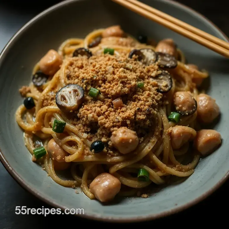 Savory Chicken Ramen Seasoning presentation