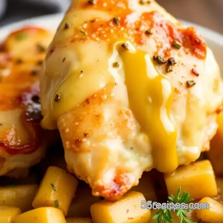 Savory Grey Poupon Dijon Mustard Chicken presentation