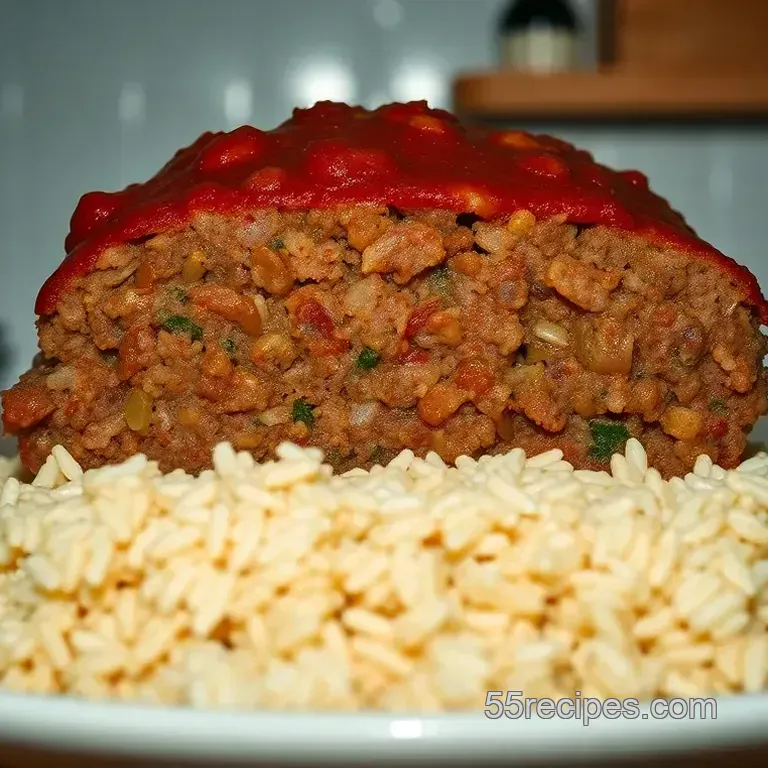 Savory Meatloaf with Rice – A Comforting Classic