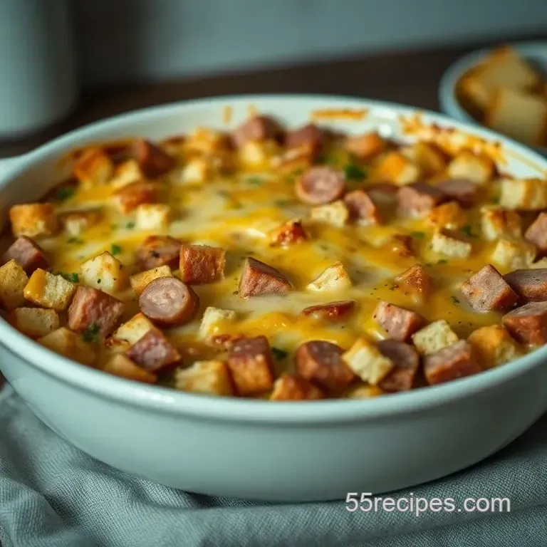 Savory Sage Breakfast Casserole with Jimmy Dean Sage Sausage