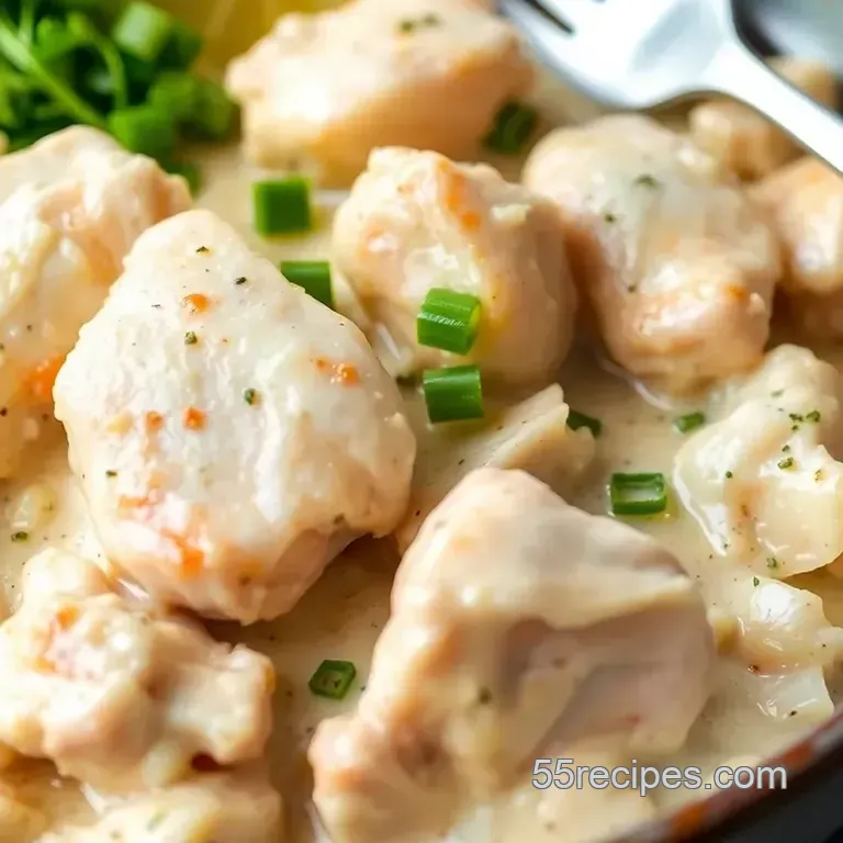 Sear Chicken Coconut Creamy Delight presentation