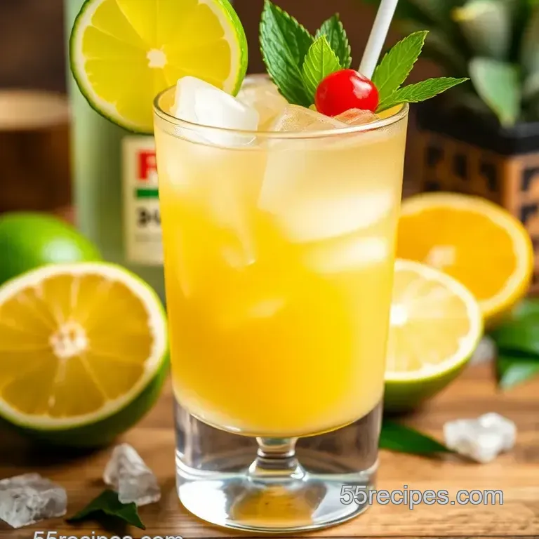 Shake Tasty Rum & Gin Tropical Delight presentation