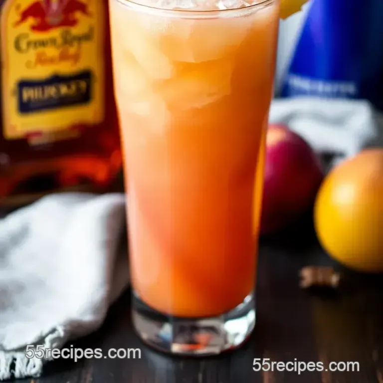 Shake Up Crown Royal Peach Bomb Delight presentation