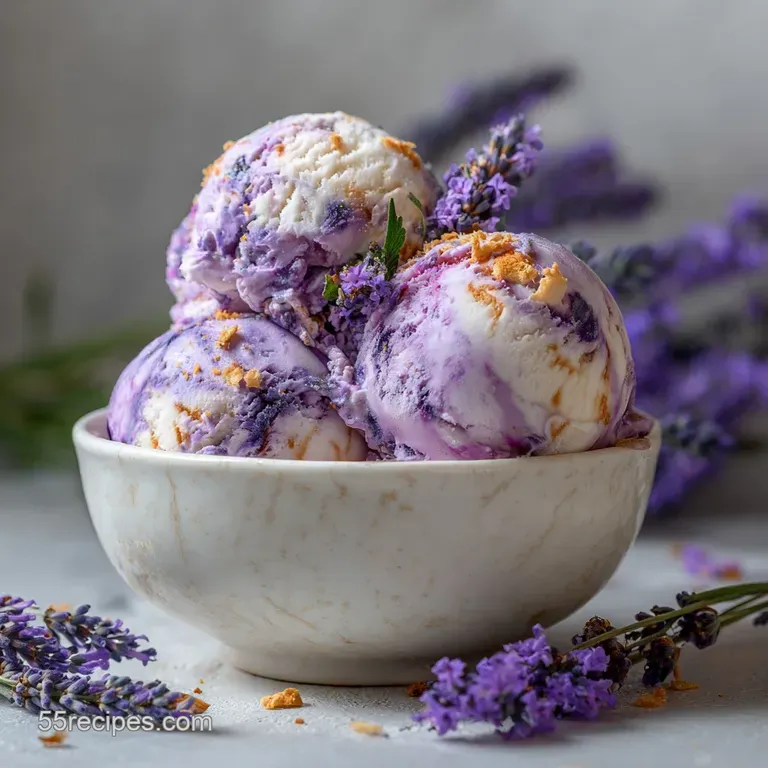 Silky Lavender Ice Cream Recipe