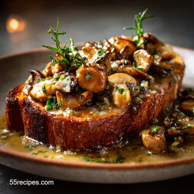 Simple Mushroom Recipes: The Ultimate Chefs Butter-Braised Garlic Toast