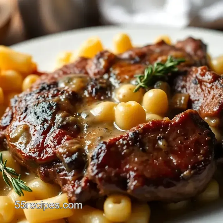 Sizzling Steak with Creamy Mac & Cheese: A Comfort Food Classic