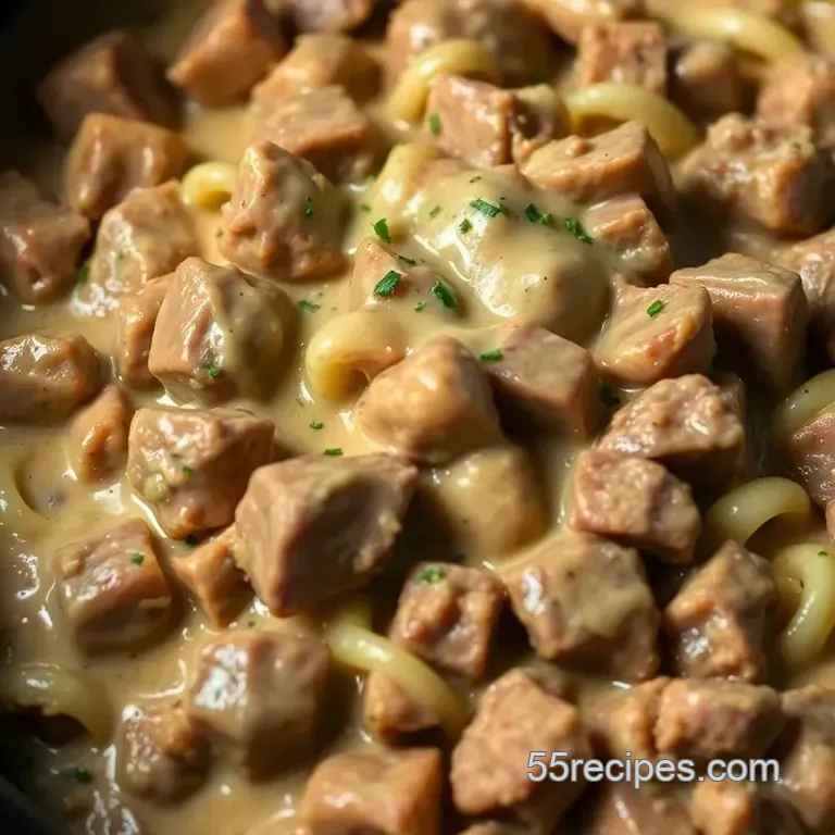 Slow Cooker Beef Stroganoff: A Comforting Classic presentation