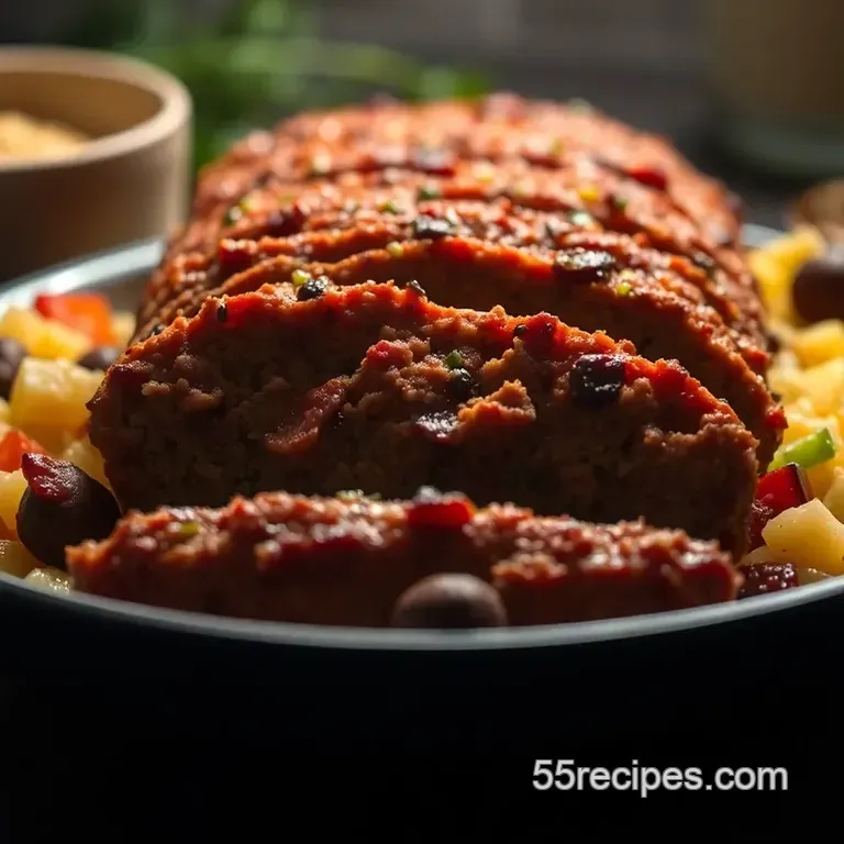 Smoked Meatloaf Recipe presentation