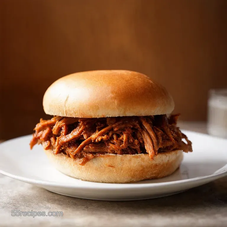 Smokin Good Slow Cooker Pulled Pork Sandwiches presentation