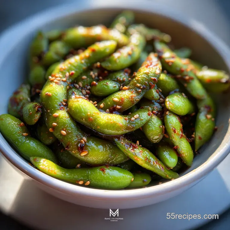 Spicy Edamame Recipe With Umami Glaze