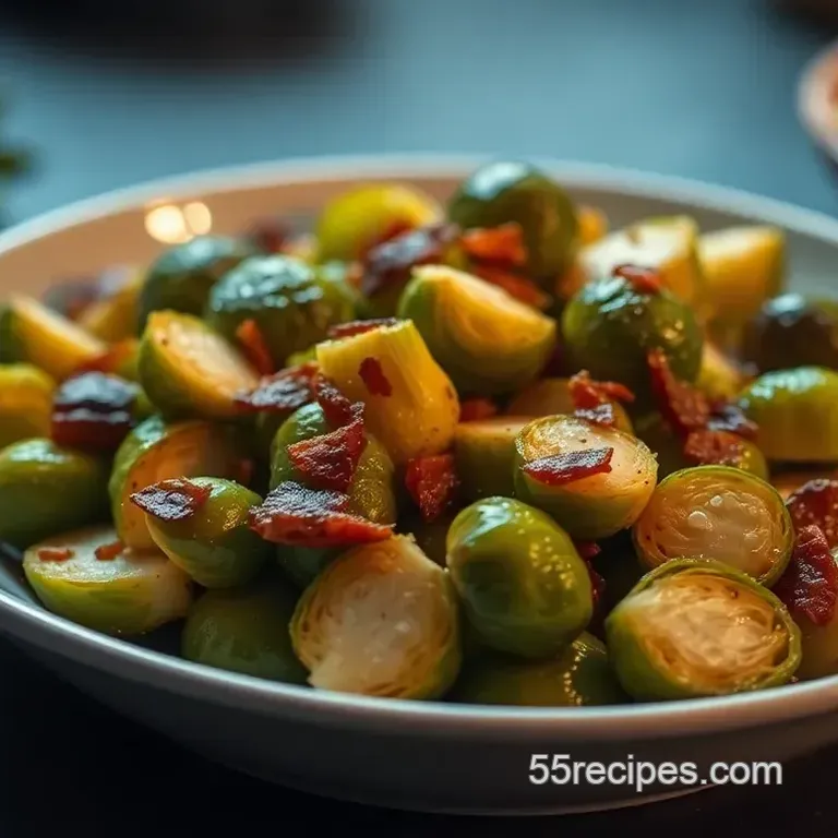 Spicy Sweet Hot Honey Brussels Sprouts