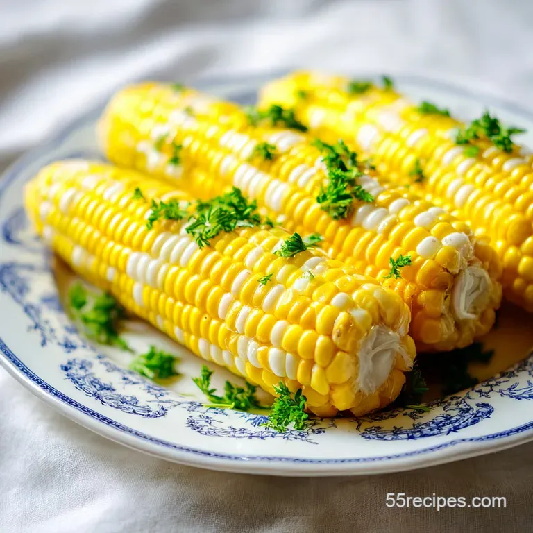 Steamed Corn on the Cob: Sweet and Tender