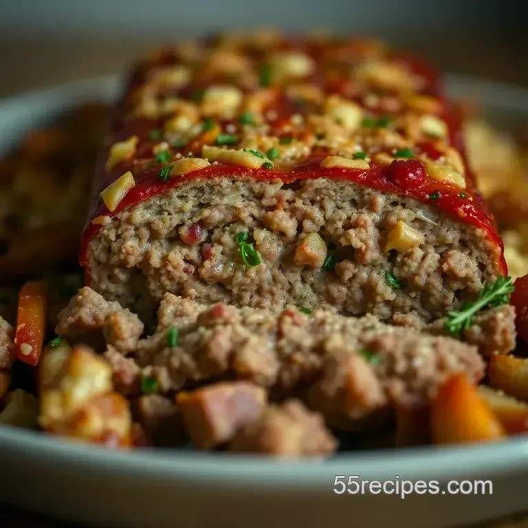 Stuffed to the Gills: Flavor-Packed Meatloaf with Stove Top Stuffing presentation