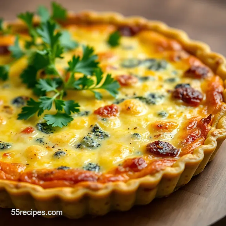 The Effortless Crustless Quiche presentation