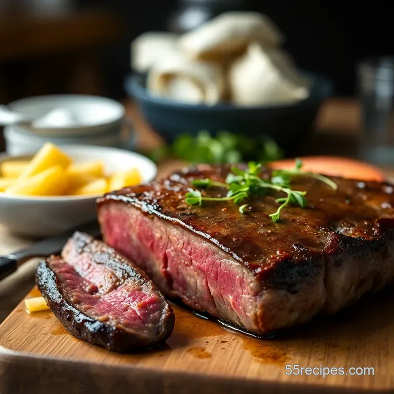 The Quintessential Braised Blade Roast presentation